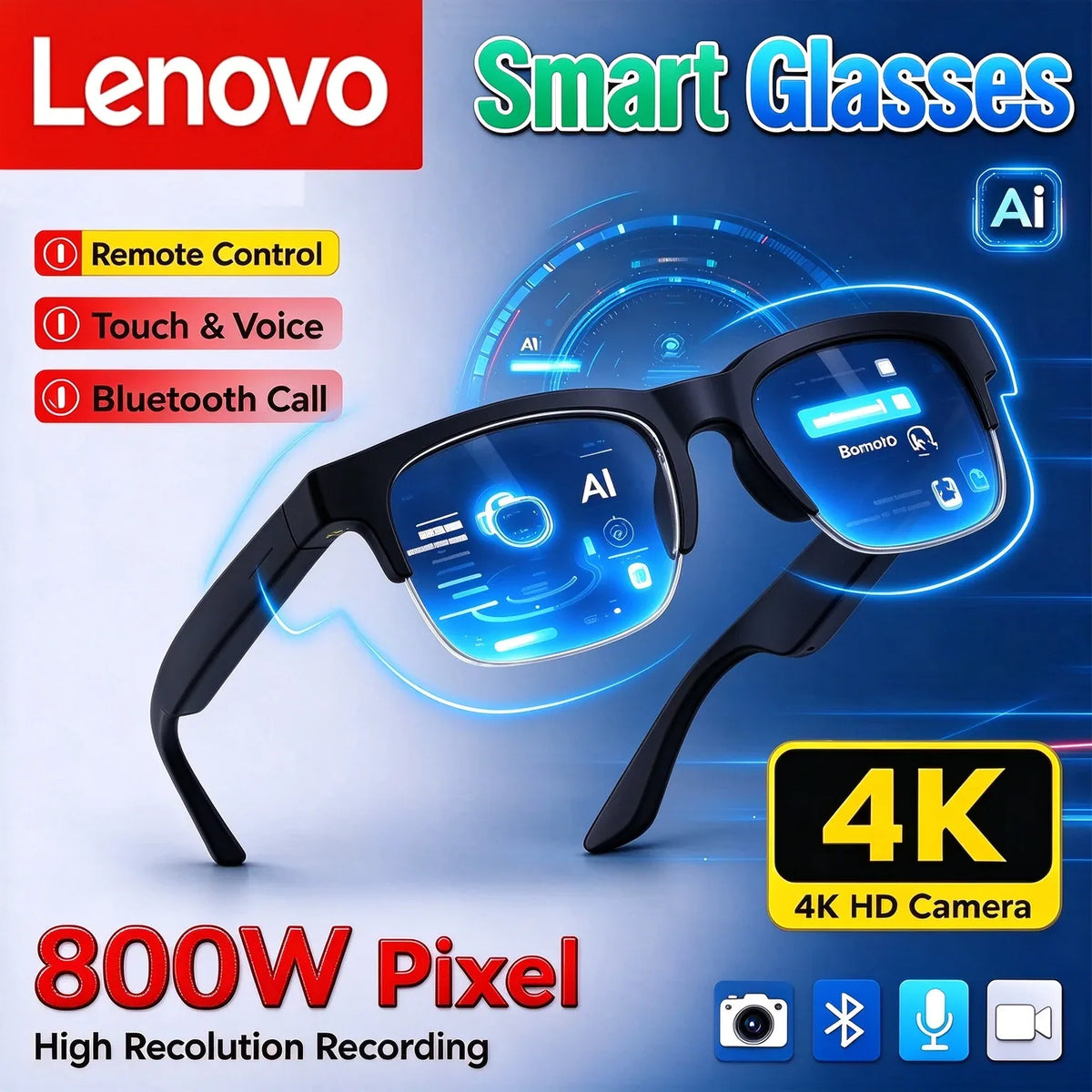 Smart Audio & Translation Sunglasses
